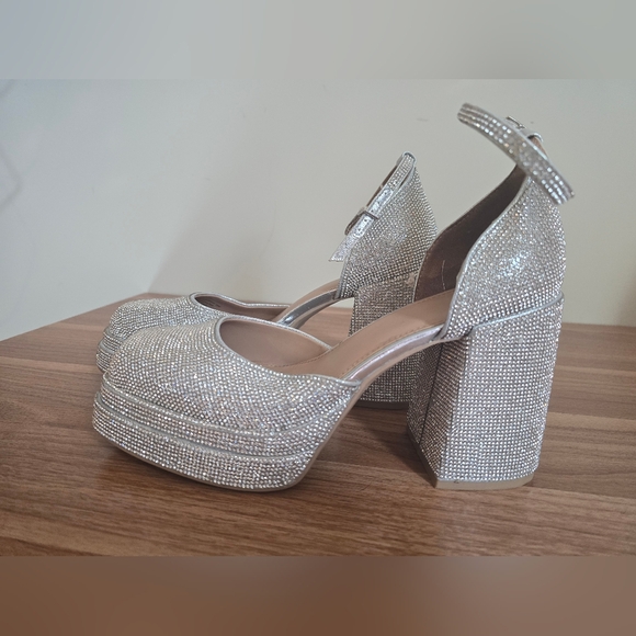 Wild Fabil Rhinestone Heels - Picture 4 of 7